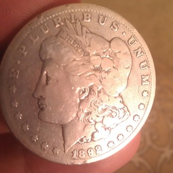 1882 Carson City Morgan Silver Dollar Coin "Key Date"