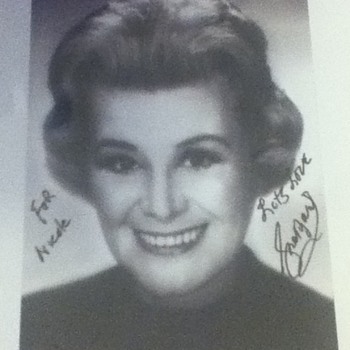 Signed Rose Marie Still - Movies