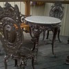 Antique Wrought Iron Patio Set