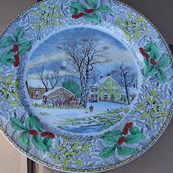 Colorful collector plate - China and Dinnerware