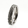 Gibeon Meteorite Palladium Wedding ring