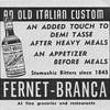 1954 Fernet-Branca Advertisements