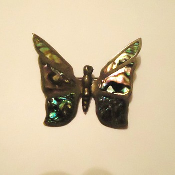 Silver bug! Butterfly, inlaid wants to go to France and live with other bugs! - Fine Jewelry