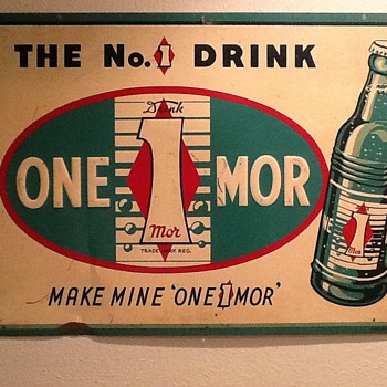 One Mor Soda Sign