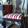 queen anne walnut side chairs