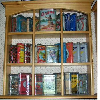 Some of My Collection on display - Advertising