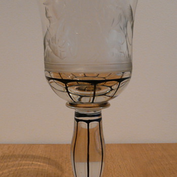 JULIUS MUEHLHAUS (?) - POKAL - Art Glass
