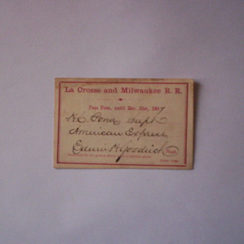 1857 railway passes