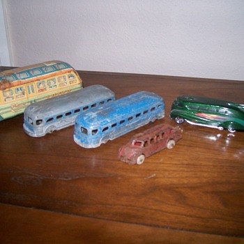 a few buses from my toy box. - Model Cars