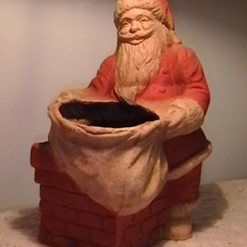 1930's-1940's Santa Candy Container
