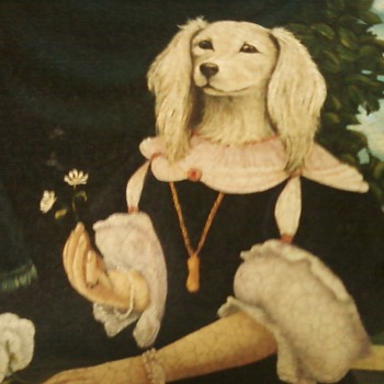 DOG HEAD LADY