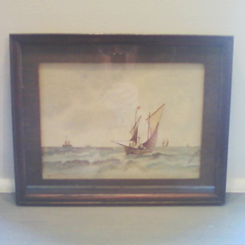 Folk Art SeaScape (Grace Hughes)