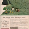 1950 Bigelow Carpet Advertisement