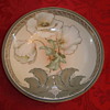 RS Germany Flower bowl with Hunter Green leaves and trim