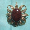 Gold & stone Brooch