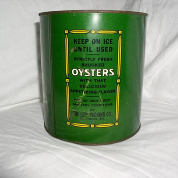 Sun Brand Oyster Can