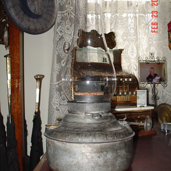 A True Antique...1908 Oil Lamp - Lamps