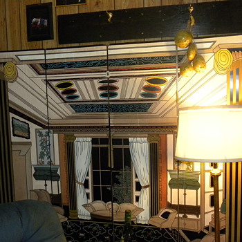 large fireplace screen - Asian
