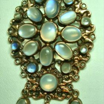Antique Moonstone Pendant Edwardian - Fine Jewelry