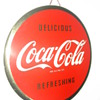 1940's Coca-Cola 9" Round Celluloid Sign 