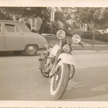One of my Dads old Harleys