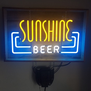Sunshine Beer Neon Sign - Breweriana