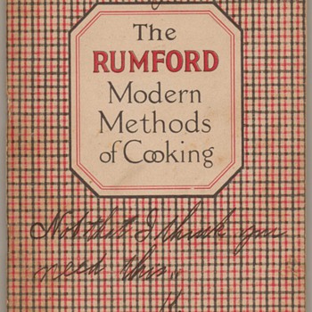 1922 - Rumford Modern Methods of Cooking