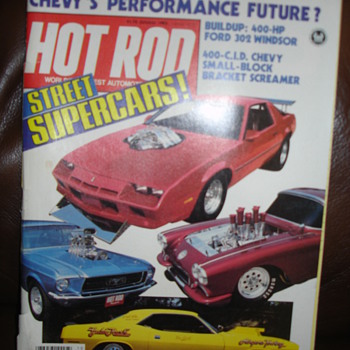 HOT ROD STREET SUPER CARS 1983 - Paper