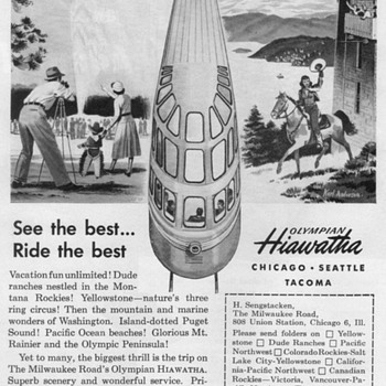 1952 - Milwaukee Railroad Advertisement