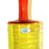 UNKNOWN DESIGNER BLENKO 18" AMBERINA DECANTER
