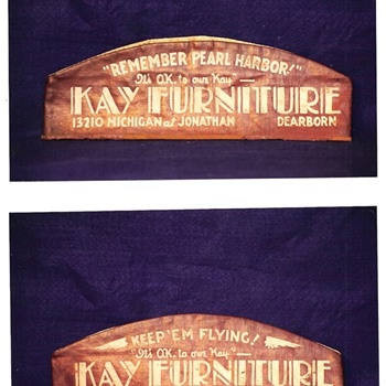 "It's O.K. To Owe Kay"  KAY FURNITURE Cap