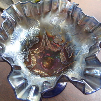 Fenton "SCOTCH THISTLE " Compote - Glassware