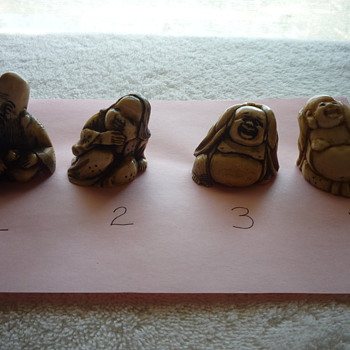 Some of the Netsuke I bought at auction...