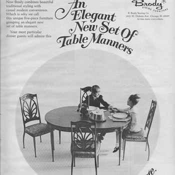 1968 - Brody Furniture Advertisement