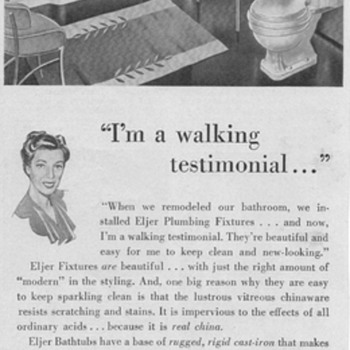1950 Eljer Advertisements - Advertising