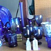 A collection of my Cobalt blue glass