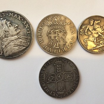 Old silver coins - World Coins