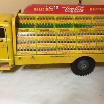 1950's Marx Coca Cola Tim toy delivery truck - Coca-Cola