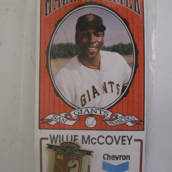 Chevrons Willie McCovey Card