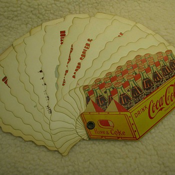 Coke paper items.  Any ideas on worth? - Coca-Cola