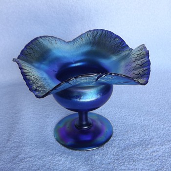 L. C. Tiffany Favrile Floriform Vase c. 1912 - Art Glass