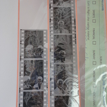 Muhammad Ali and Jesse Jackson 35mm negatives taken by Dykinga. - Photographs
