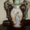 E. S. Vase - Woman w/Doves (Peace) + Woman w/Peacock (Plenty)