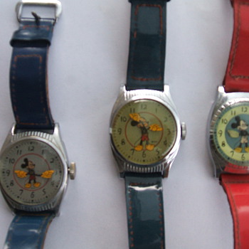 The 1948-49 20th Birthday Mickey Watches - Wristwatches