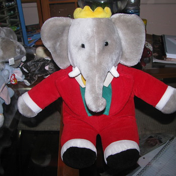 Babar large elephant plush - Animals