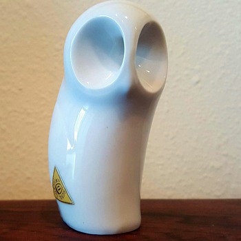 Royal Dux Modernist Owl Figurine - Pottery