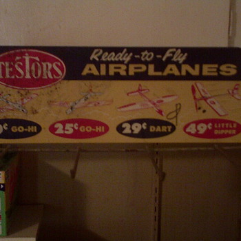 1950's Testor's Airplane Display Stand - Advertising