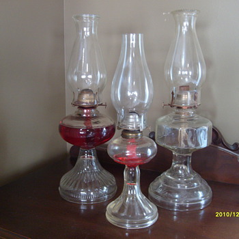 3 Oil Lamps - Lamps