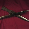 WW II German Kriegsmarine Bayonet and Frog
