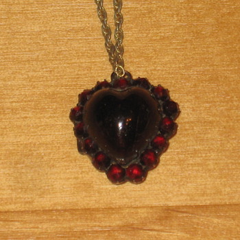 Garnet/Sterling piece